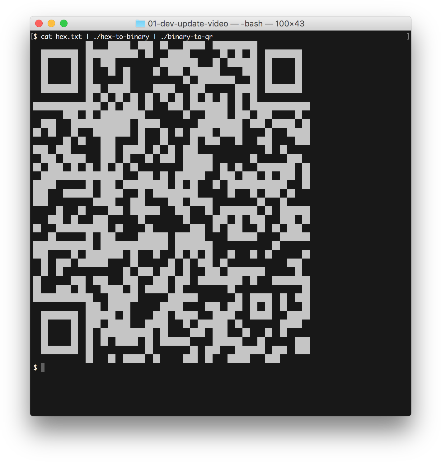 Now Using The Bundled Tool Binary To Qr We Can Get - Sombra Hints Clipart (1448x1508), Png Download