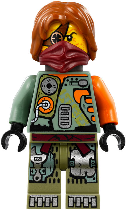 Lego Ronin Clipart (477x747), Png Download