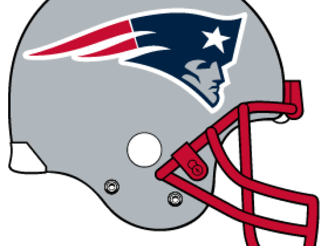 New England Patriots Clipart Vector - Patriots Football Helmet Drawing - Png Download (640x480), Png Download