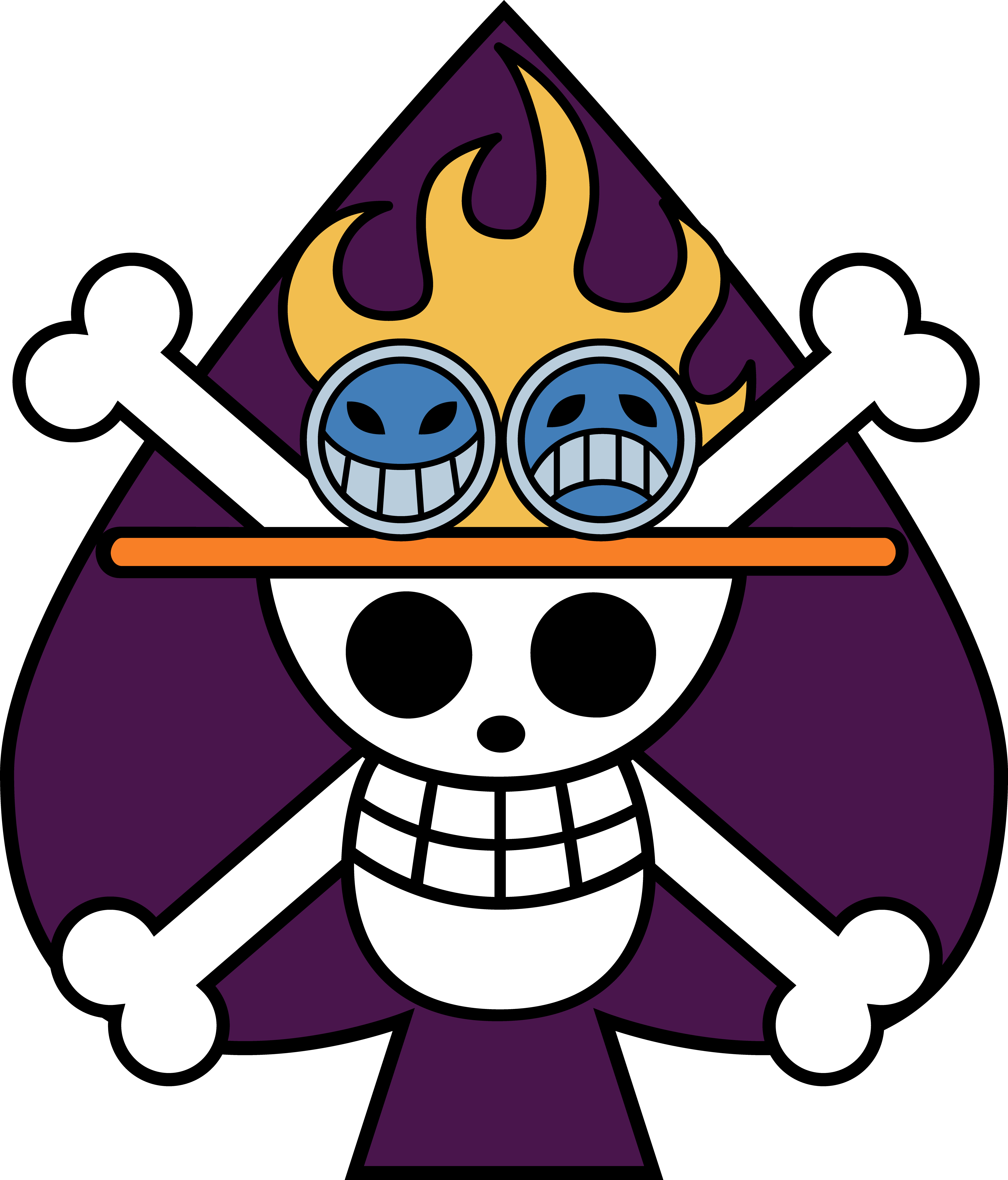 One Piece What Is Your Favorite Jolly Roger Clipart (4769x5581), Png Download
