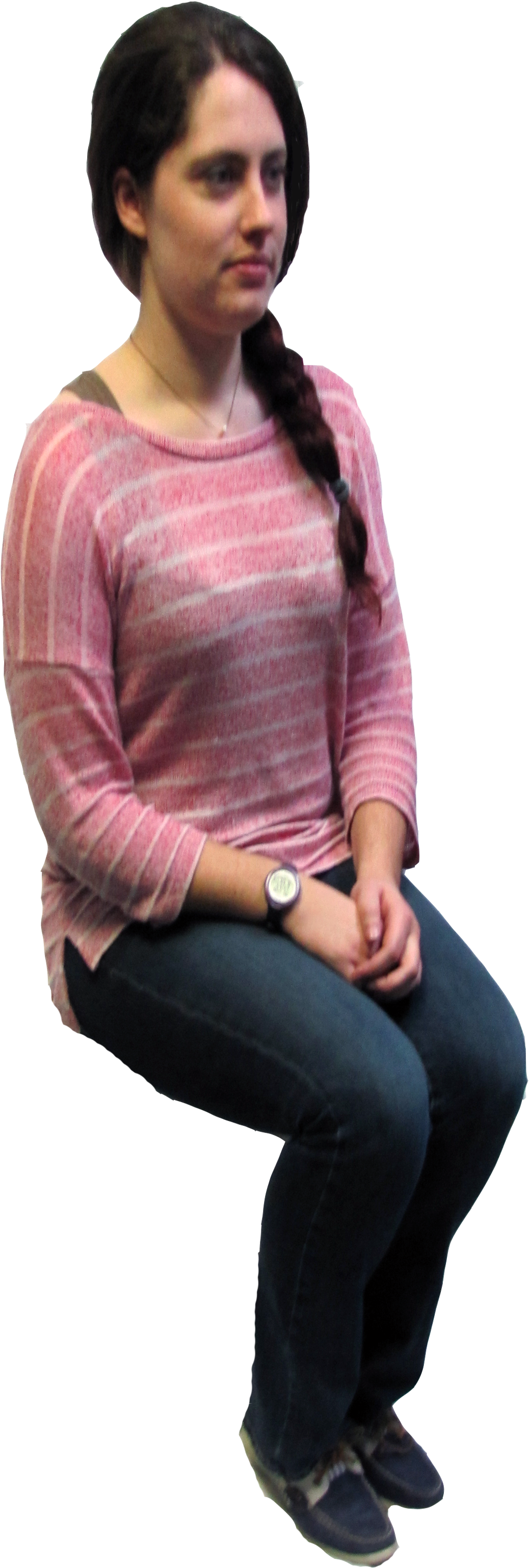 Sitting Clipart (1716x3784), Png Download