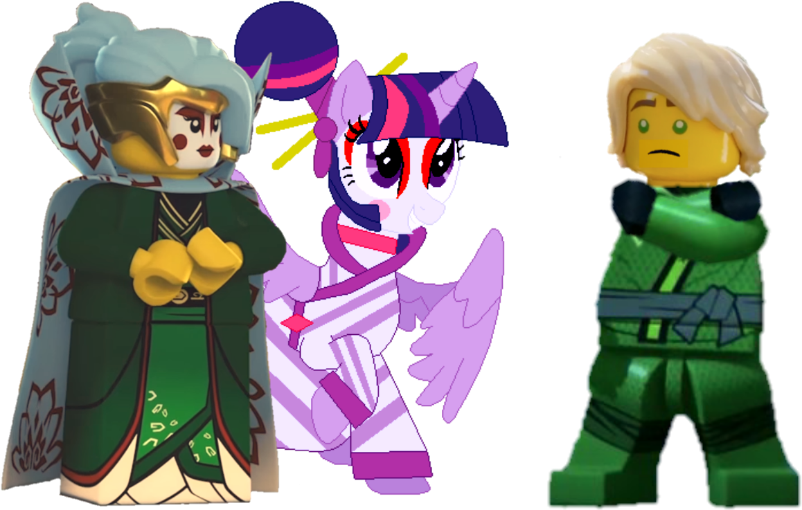 Lego Ninjago And Mlp Clipart (1205x802), Png Download