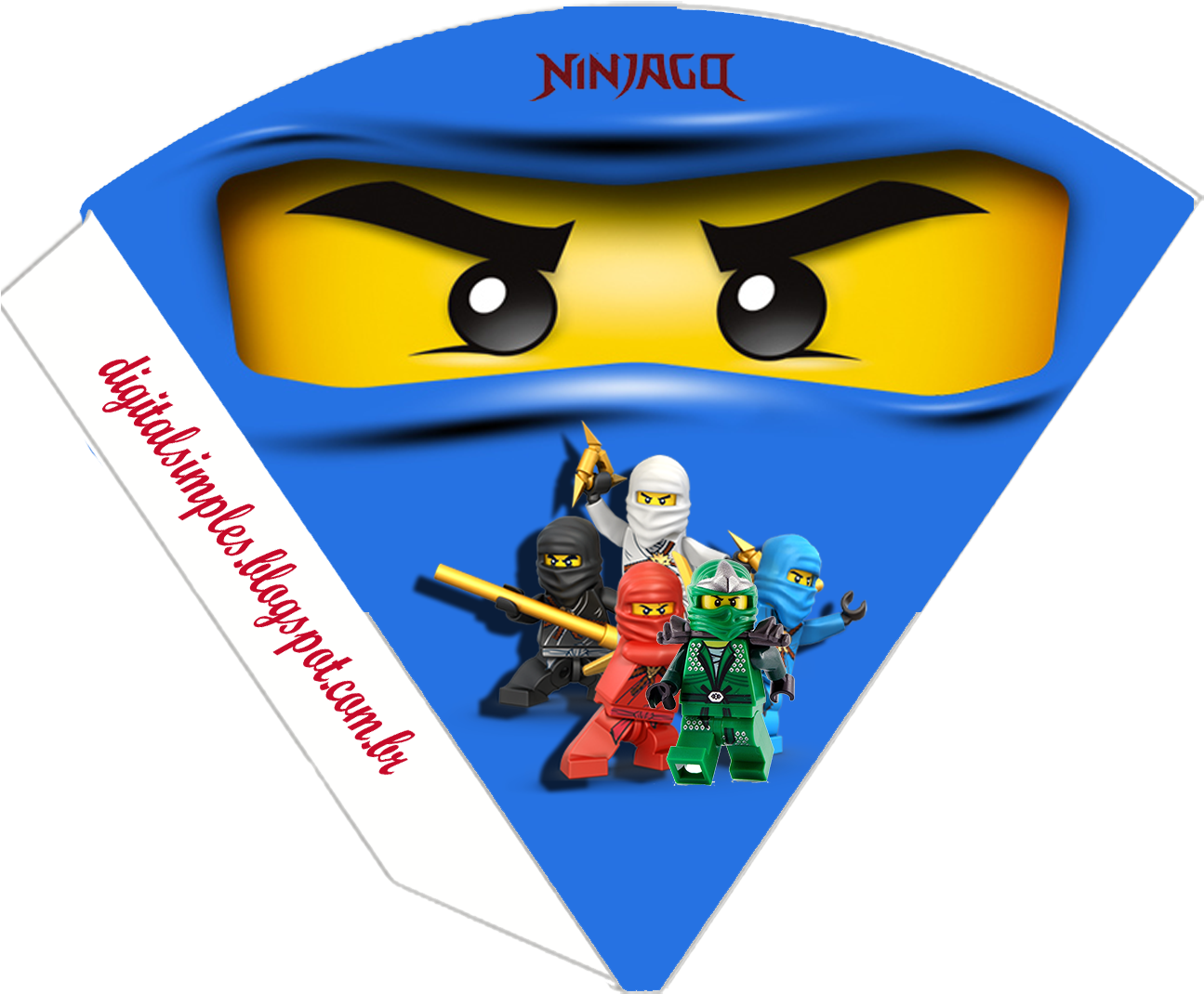 Free Cool Stuff For Superheroes, Star Wars, Angry Birds, - Lego Ninjago Para Imprimir Clipart (1300x1110), Png Download