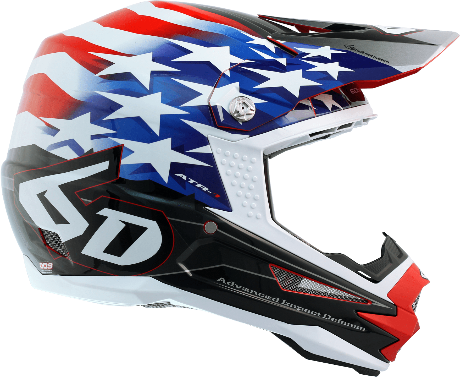Patriots Helmet Png - 6d American Flag Helmet Clipart (2000x1657), Png Download
