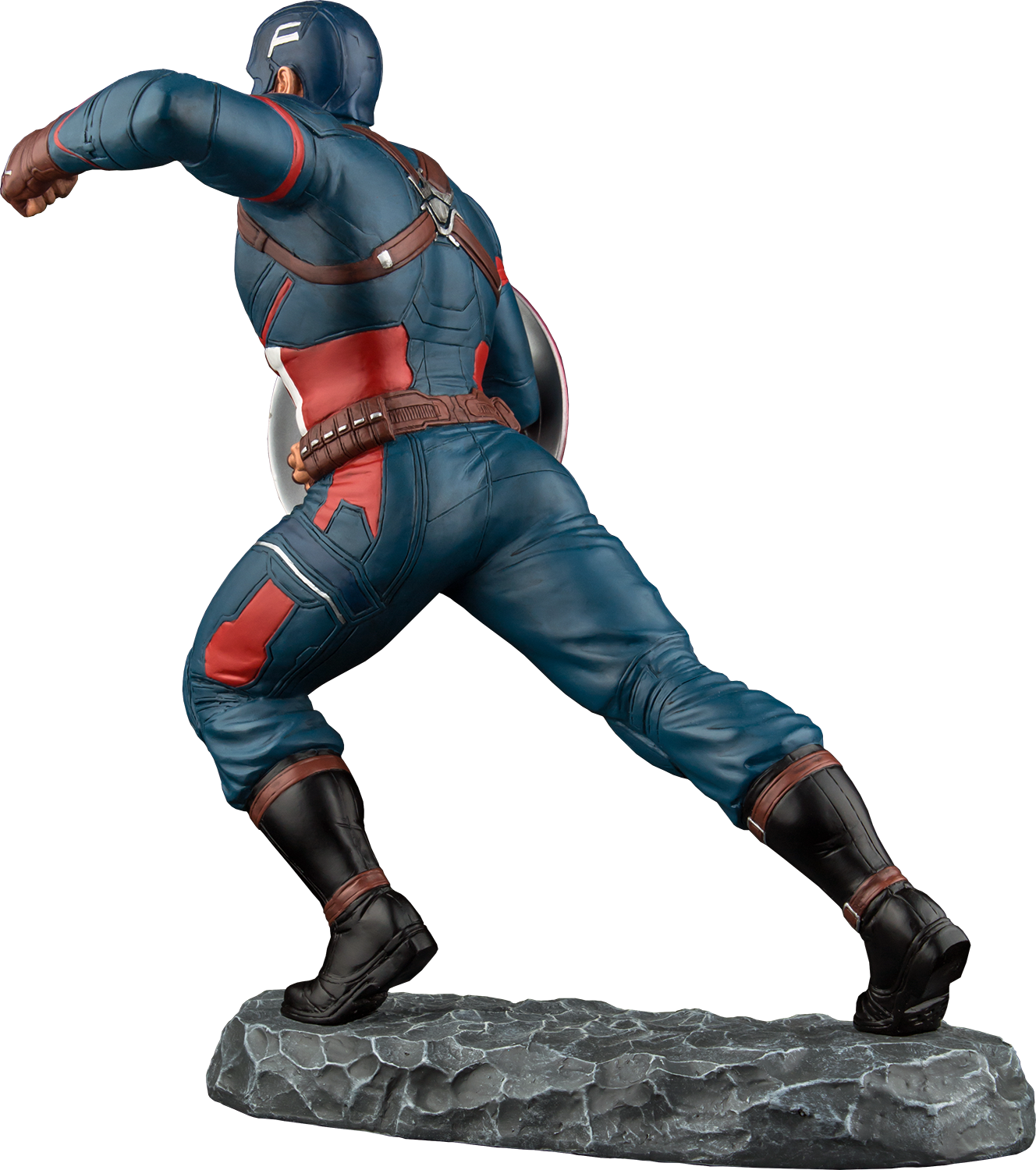 Captain - Captain America Statue Clipart (1328x1500), Png Download