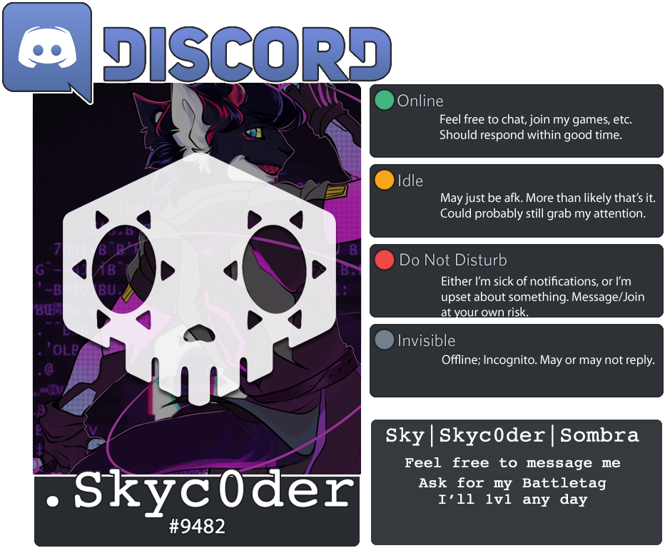 Discord Info - Sombra Boop Clipart (964x837), Png Download