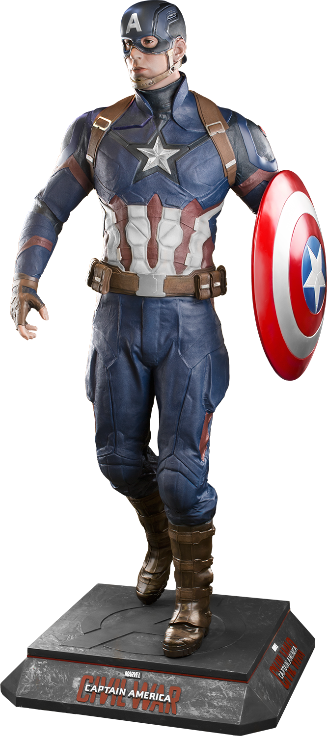 Captain - Captain America 1 1 Clipart (666x1500), Png Download
