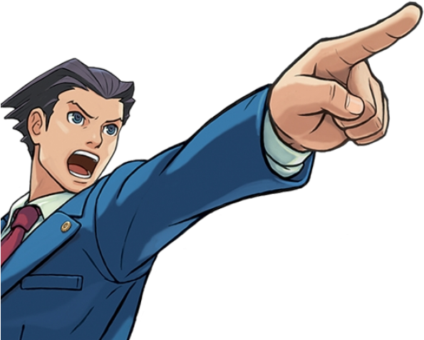 Lawyer Clipart Objection - Phoenix Wright Png Transparent Png (640x480), Png Download