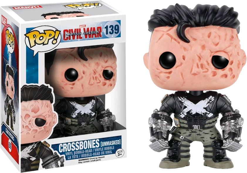 Civil War Funko Pop Crossbones - Funko Pop Crossbones Clipart (842x592), Png Download