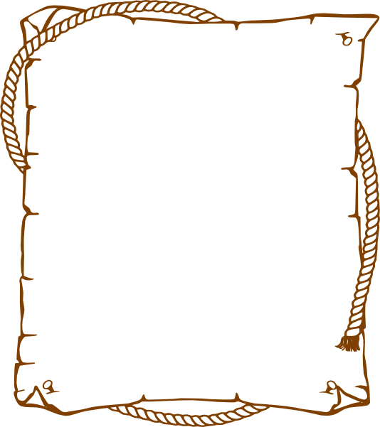 Rope Border Png - Border Clip Art Transparent Png (534x601), Png Download