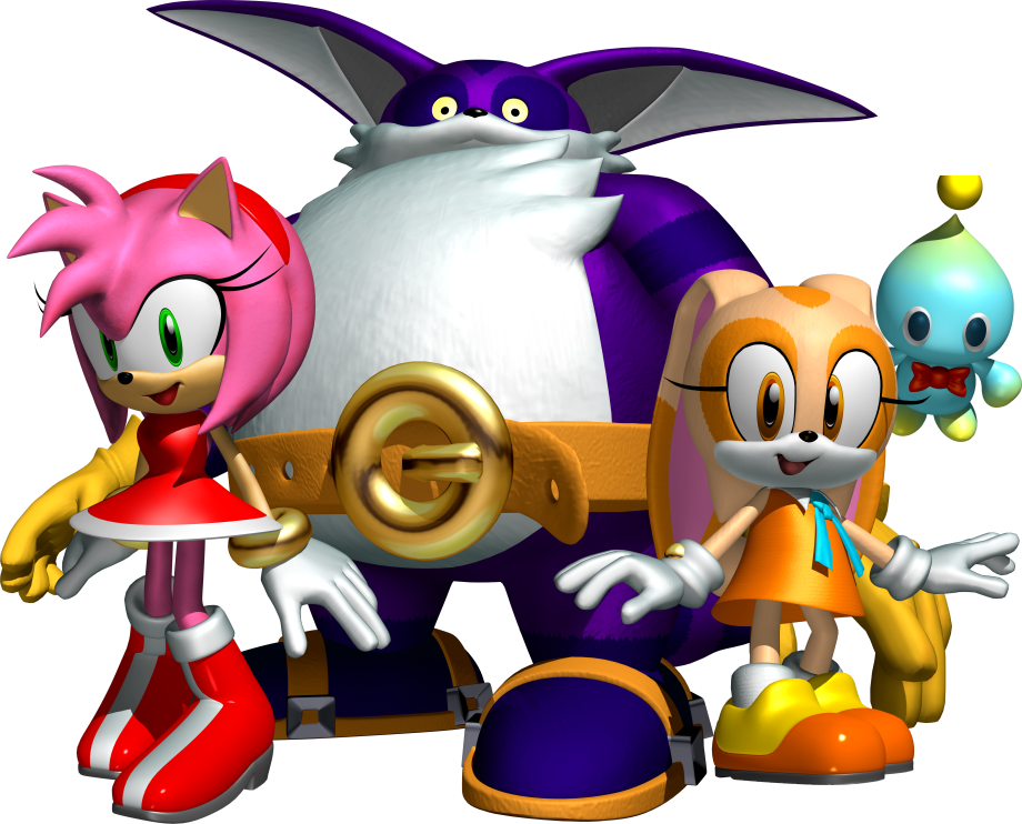 Team Rose - Sonic Heroes Team Rose Clipart (920x742), Png Download