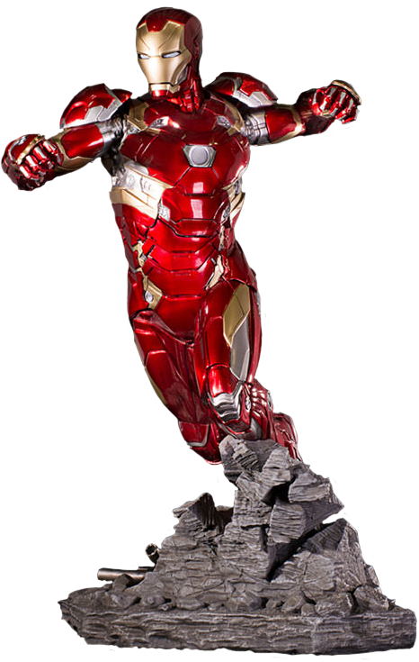 Civil War - Iron Man Clipart (466x735), Png Download