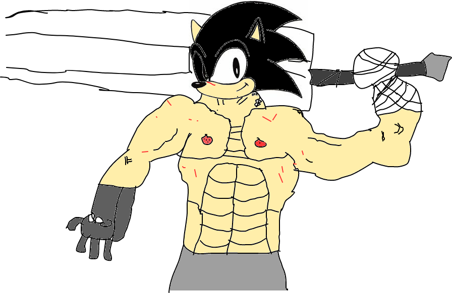 Guts The Hedgehog - Cartoon Clipart (896x582), Png Download