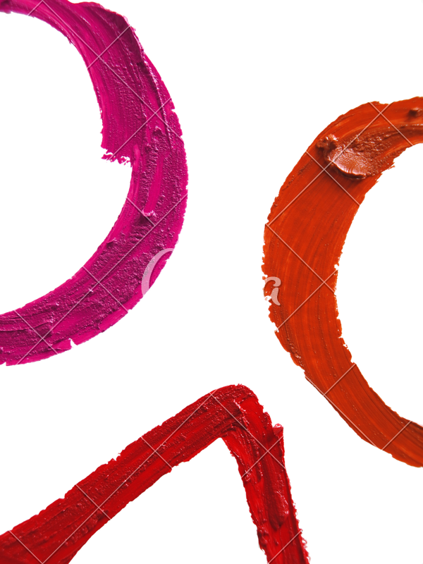 Smudged Lipstick Circle Triangle - Illustration Clipart (600x800), Png Download