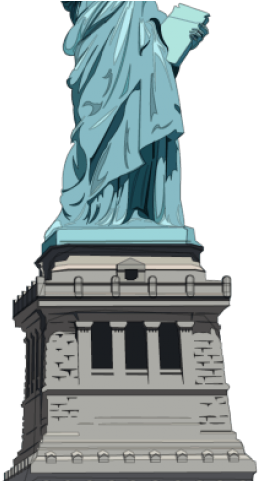 Statue Of Liberty Clipart Monument - Statue Of Liberty - Png Download (640x480), Png Download