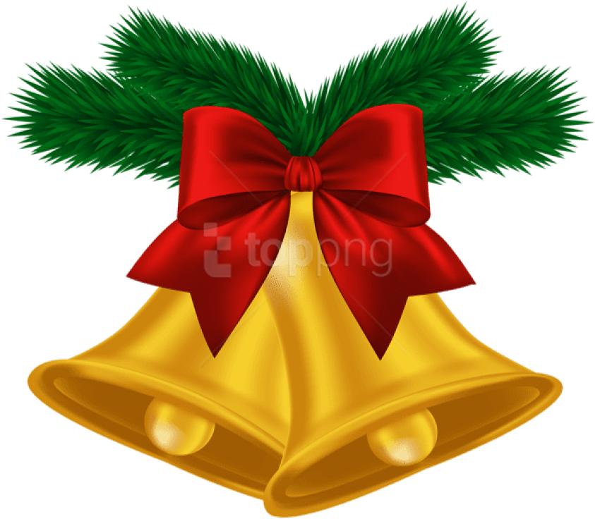 Free Png Christmas Bells Decorative Png Images Transparent - Clip Art (850x741), Png Download