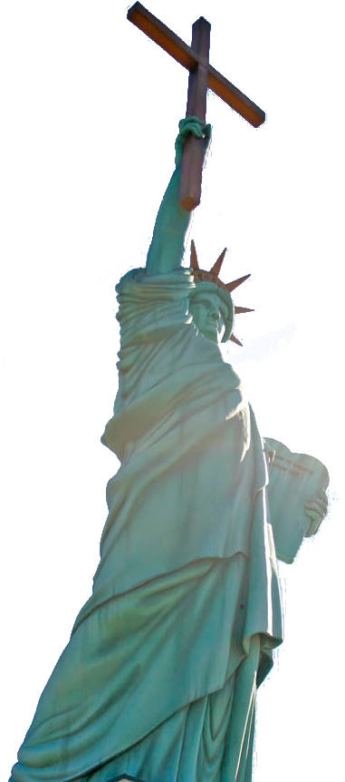 Xtianliberty - Statue Clipart (402x870), Png Download