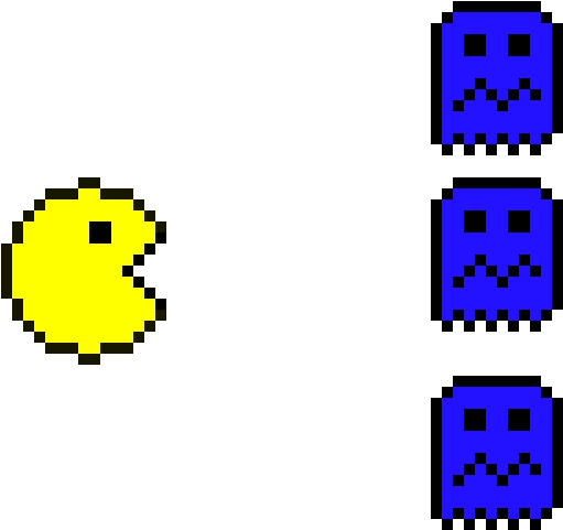 Pacman - Gudetama Pixel Gif Clipart (780x510), Png Download