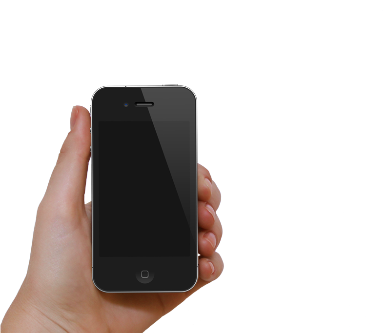 Iphone 5 In Hand Png - Capa Rigida Iphone 5s Clipart (1024x682), Png Download