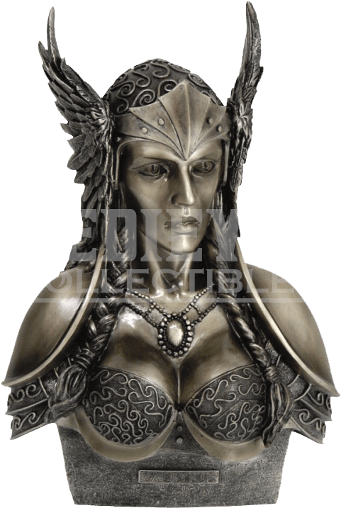 Valkyrie Bust Statue - Valkyrie Women Clipart (481x717), Png Download