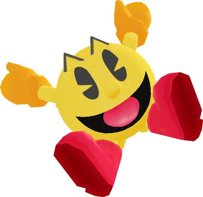 Related - Pac Man Smash Bros Render Clipart (679x657), Png Download