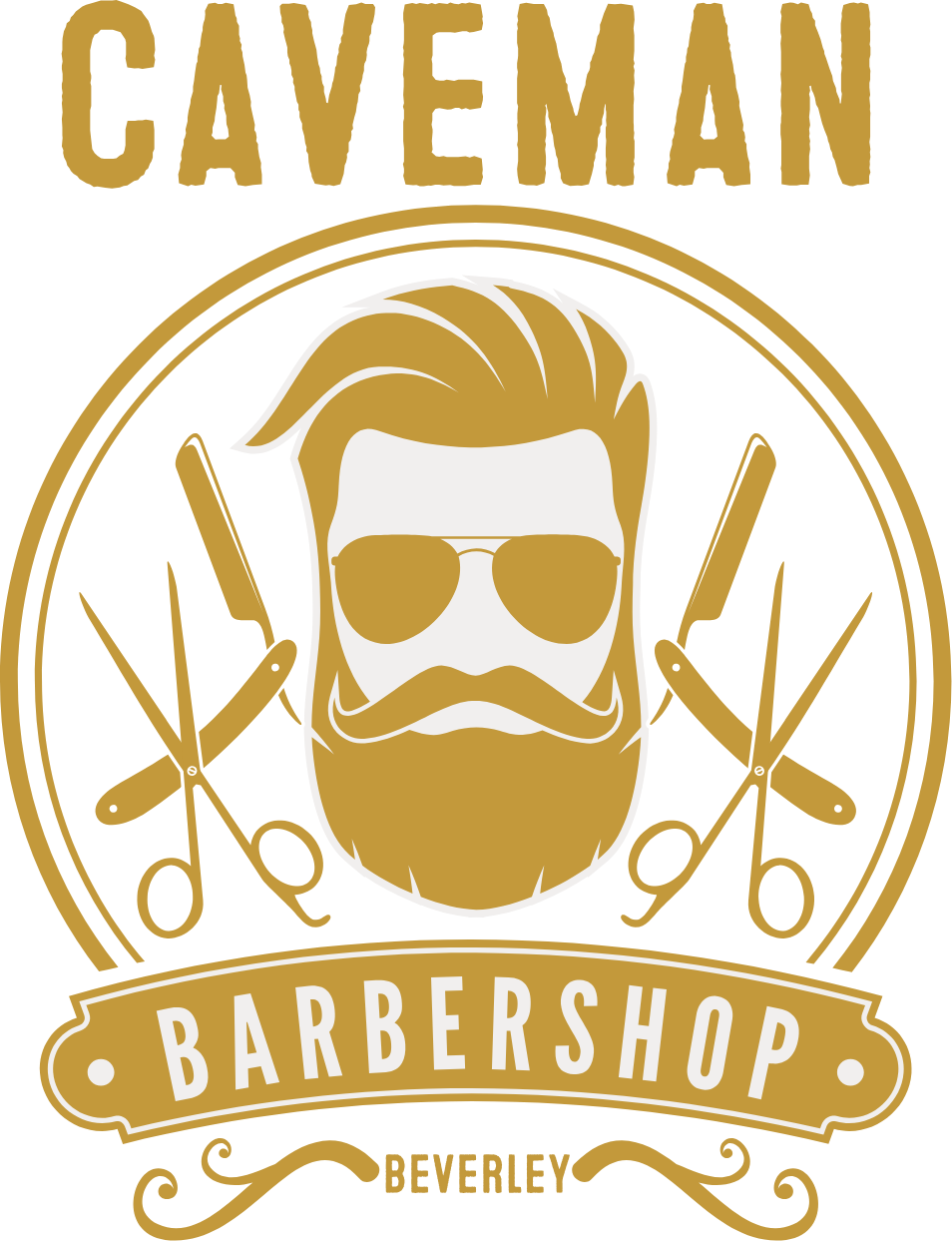 Barber Logo Vintage Men Clipart (954x1243), Png Download