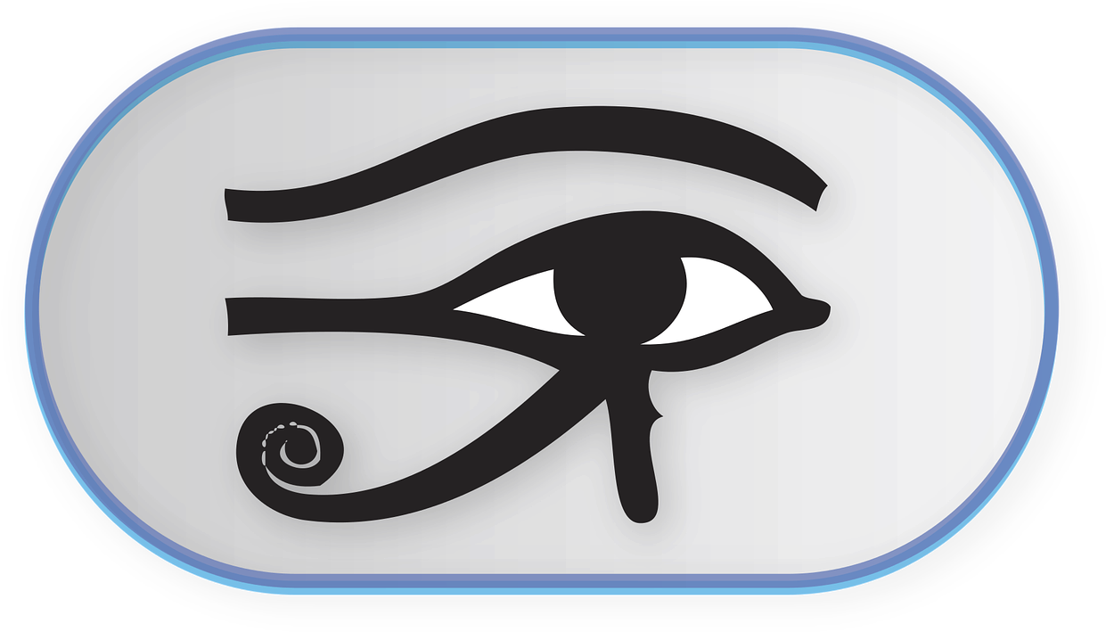 Eye Of Horus - Pineal Gland Symbol Clipart (1280x750), Png Download
