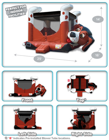 Request A Quote Faqs - Puppy Bounce House Clipart (800x600), Png Download