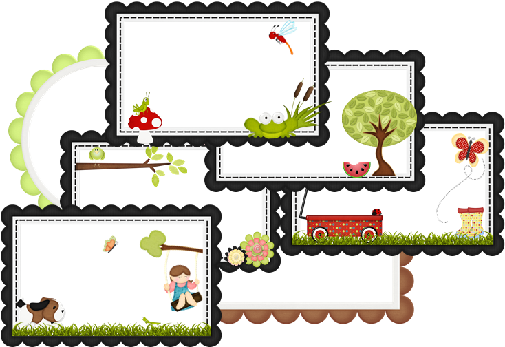 Free Editable Book Labels Clipart (816x510), Png Download