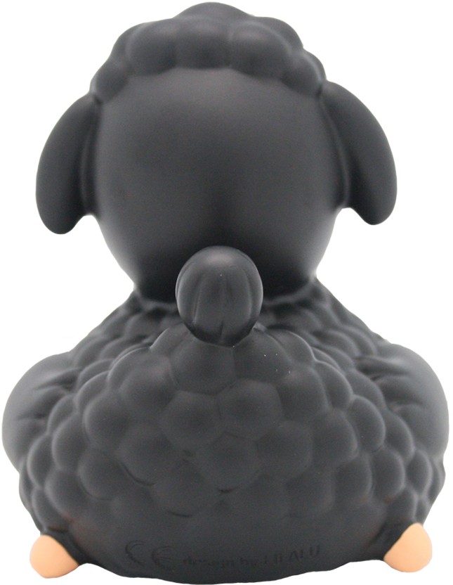 "black Sheep" Rubber Duck By Lilalu - Figurine Clipart (1024x1024), Png Download