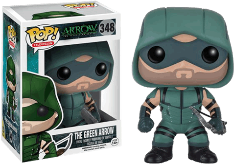 Green Arrow Pop Vinyl Figure - Funko Pop Arrow Green Arrow Clipart (600x600), Png Download