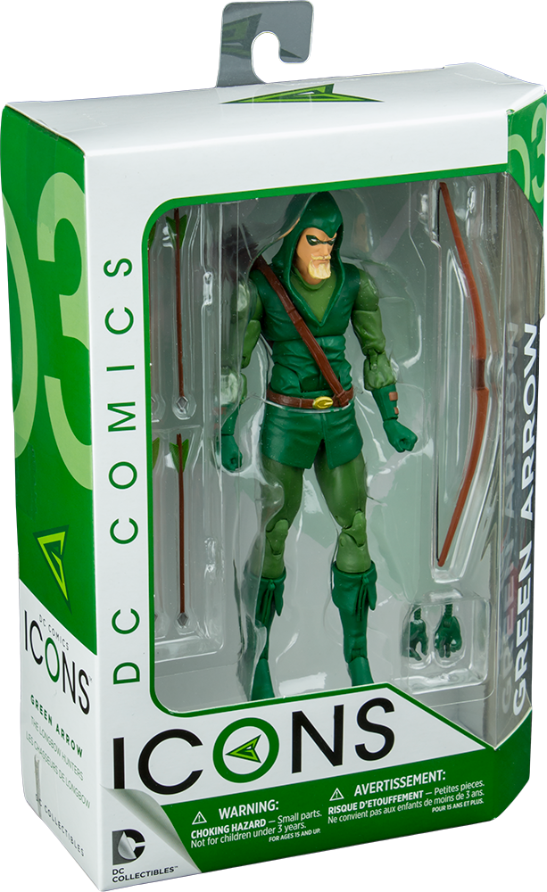 The Longbow Hunters - Dc Icons Green Arrow Box Clipart (613x1000), Png Download