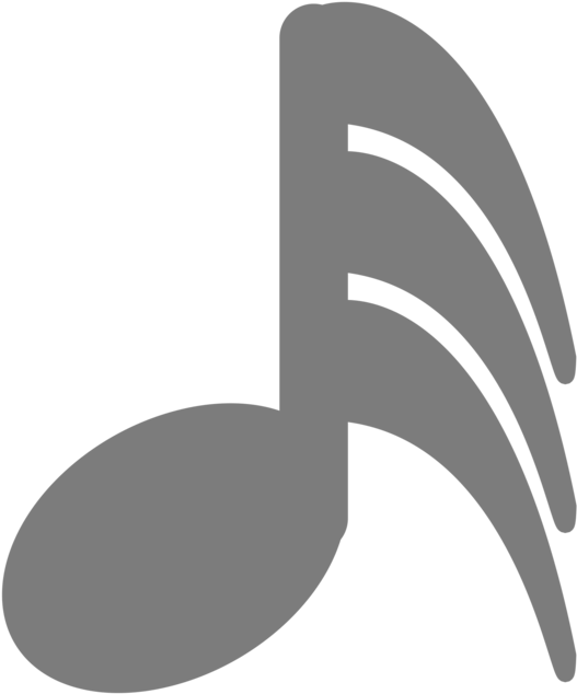Black And White Musical Note Monochrome Photography - Music Mono Png Clipart (750x750), Png Download
