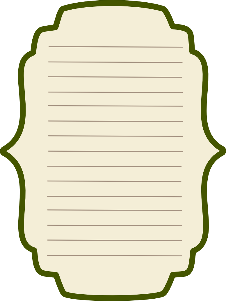 Free Vector Scrapbook Frames Labels & Journal Tags - Tan Clipart (777x1032), Png Download