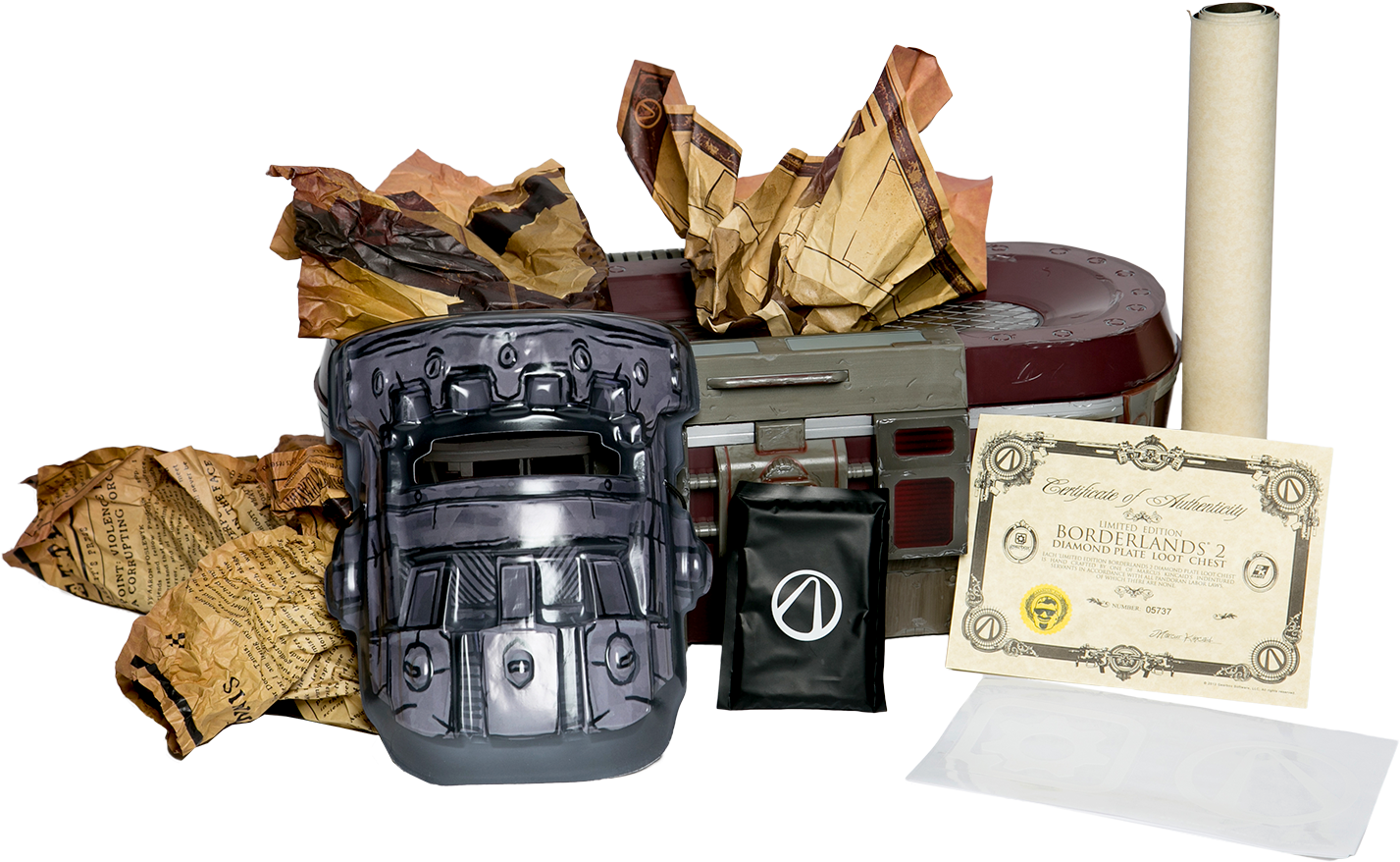 Each Loot Chest Comes Stuffed With Official Borderlands - Bag Clipart (1500x934), Png Download
