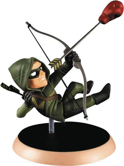 Green Arrow - Q Fig Green Arrow Clipart (600x600), Png Download