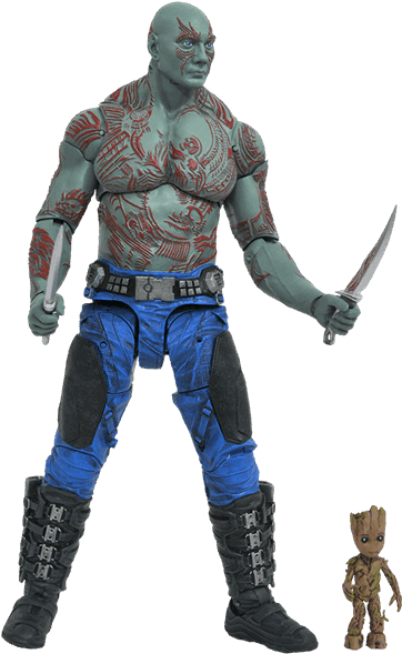 Guardians Of The Galaxy - Star Lord Marvel Select Clipart (600x600), Png Download