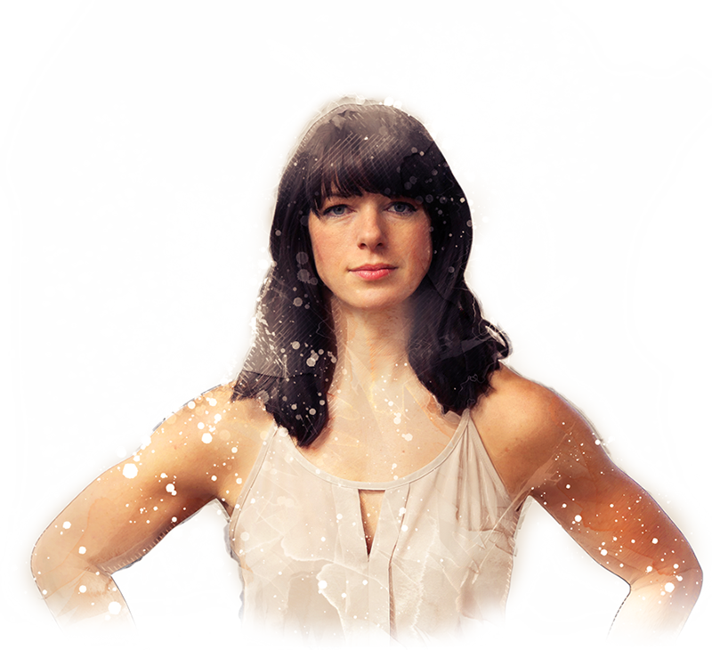 Theresa Larson - Girl Clipart (800x730), Png Download
