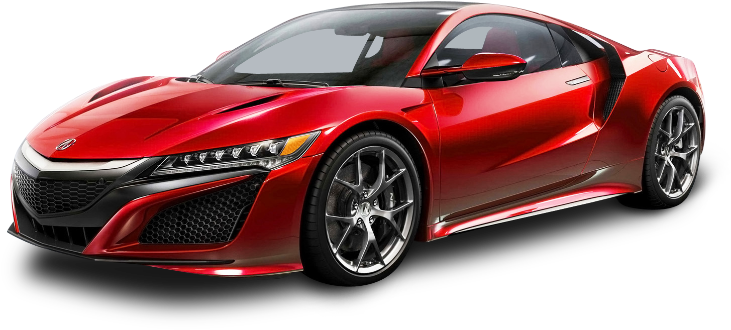 Acura Nsx Red Car - Jaguar Xf 2017 Red Clipart (1530x745), Png Download
