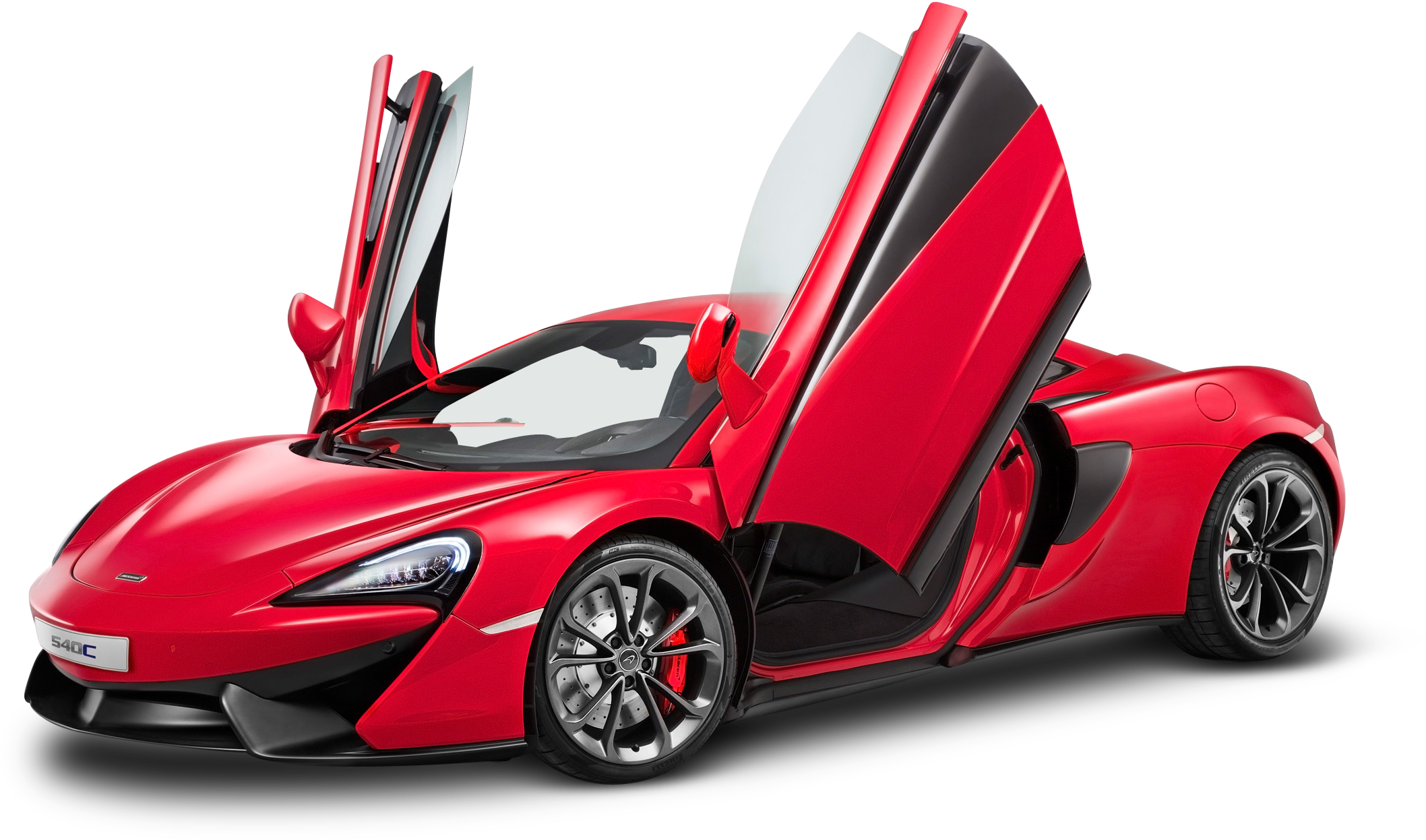 Red Mclaren 540c Car Png Image - Mclaren 540c Price Clipart (2388x1424), Png Download