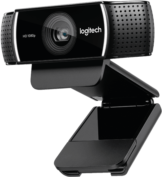 C922 - Logitech Webcam C922 Pro Stream Clipart (800x687), Png Download