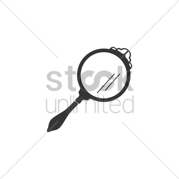 Mirror Clipart Vector Hand - Png Download (600x600), Png Download