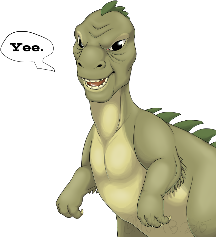 Yee Dinosaur Png Clipart (900x1000), Png Download