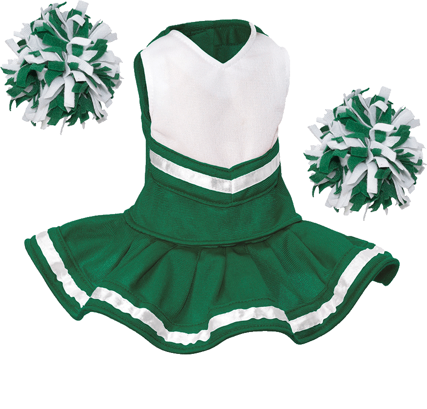 Cheerleader Outfit - Red And White Cheer Uniform Clipart (1000x1000), Png Download