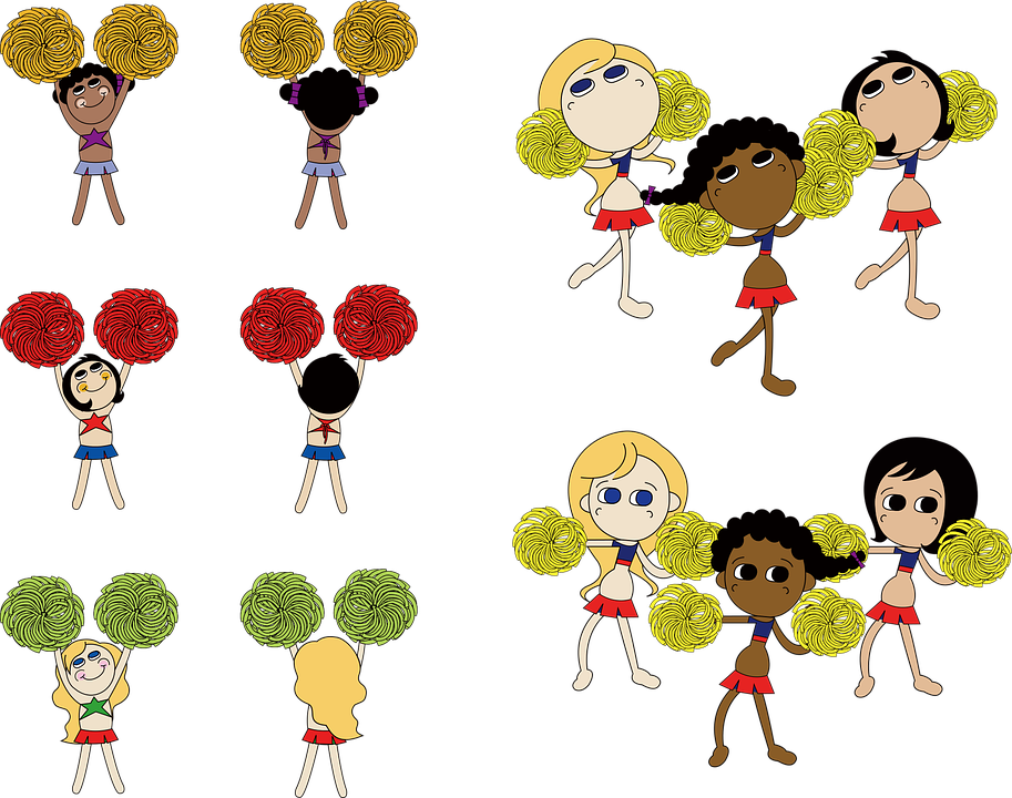 Cheerleader Images - 치어 리더 Png Clipart (913x720), Png Download