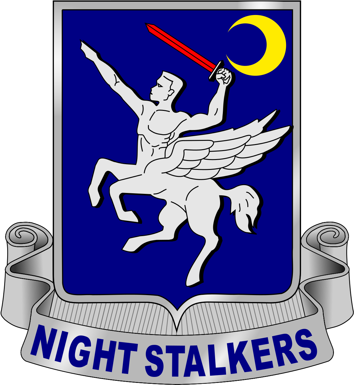 160th Special Operations Aviation Regiment - Army Night Stalkers Logo Clipart (1200x1311), Png Download