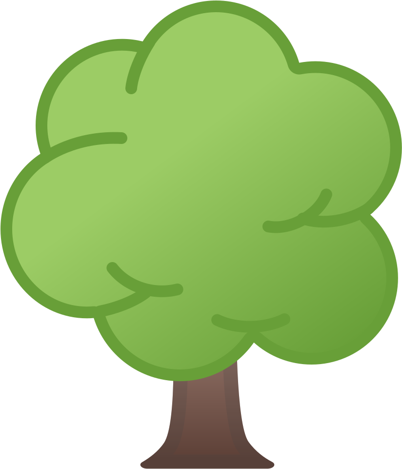 Deciduous Tree Icon - Tree Icon Png Clipart (1024x1024), Png Download