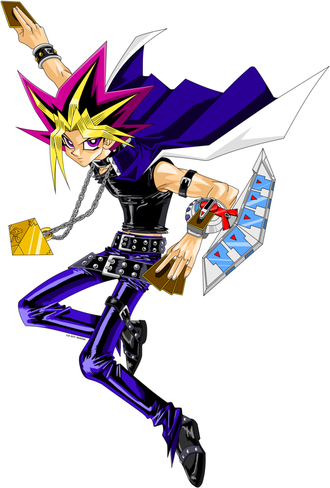 View Fullsize Yami Yugi Image - Yugioh Yami Design Clipart (741x1078), Png Download