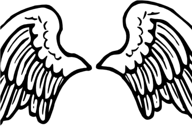 Halo Clipart Hd Angel - Pink Angel Wings Clip Art - Png Download (640x480), Png Download