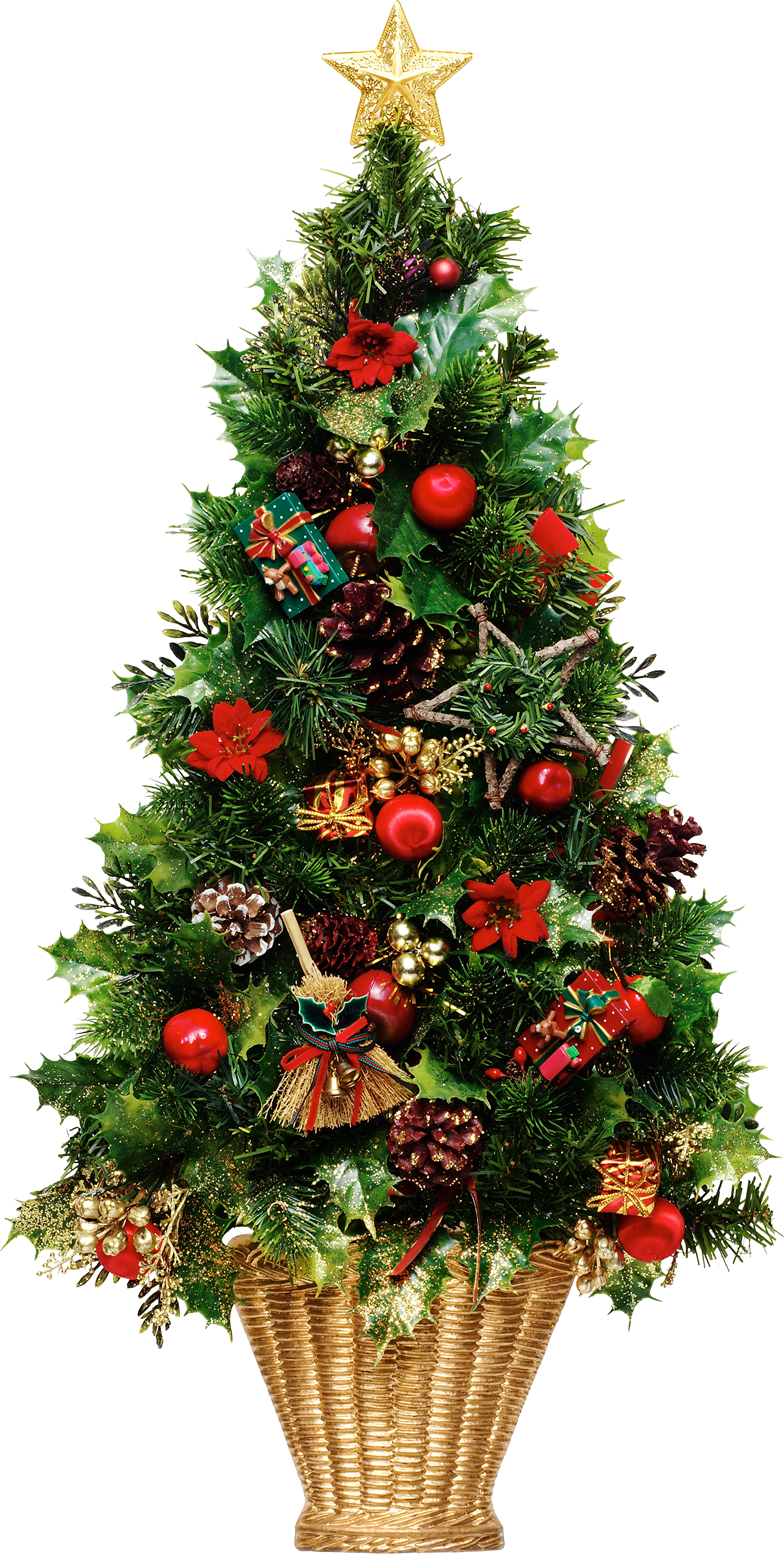Xmas Tree Png - Новогодняя Елка Пнг Clipart (1967x3897), Png Download